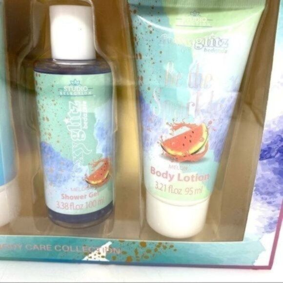 Sweet Pea & Melon Shower Gel Body Lotion Gift Set New - Picture 2 of 5